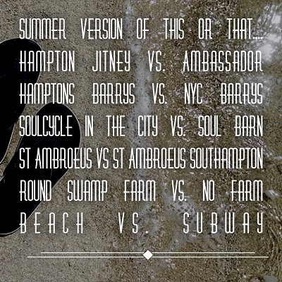 Hamptons-this-or-that